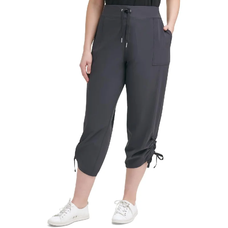 Calvin Klein Performance Womens Plus Fitness Workout Capri Pants