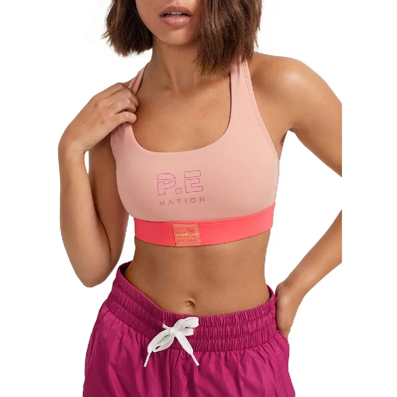 P.E Nation Womens Stretch Yoga Athletic Bra