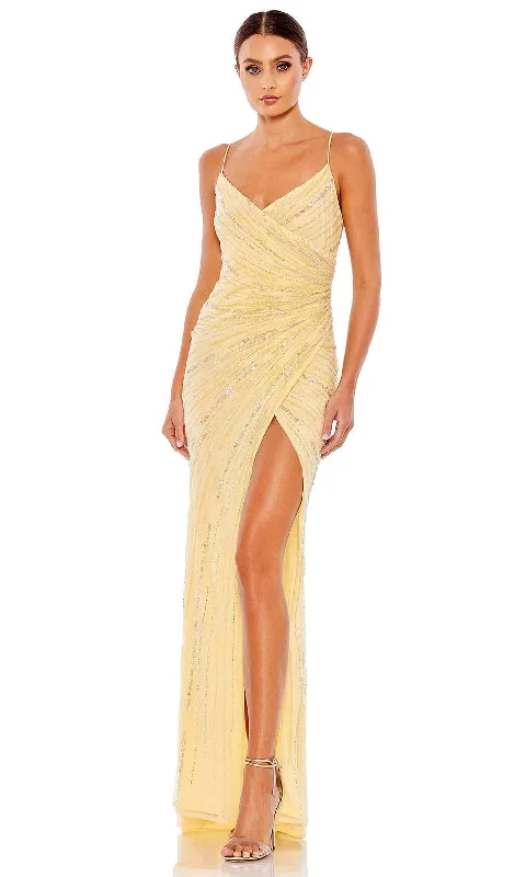 Mac Duggal 93733 - Sleeveless Deep V-neck Evening Dress