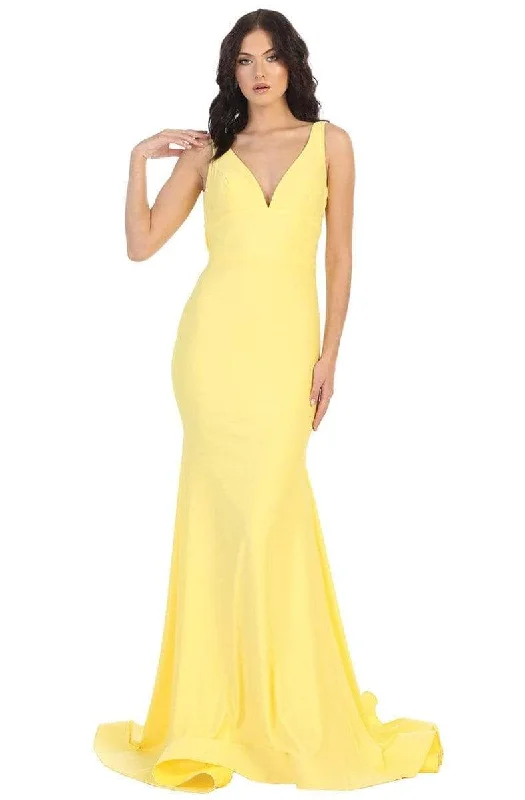 May Queen MQ1719 - Sleeveless Trumpet Evening Dress