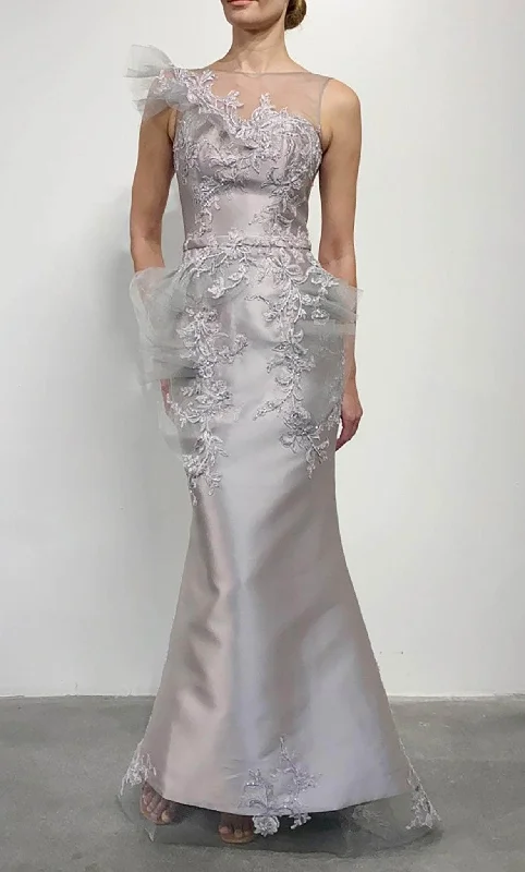 Terani Couture 2021E2877 - Sleeveless Embroidered Evening Dress