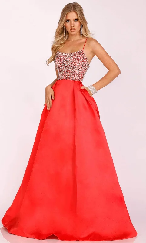 Terani Couture 231P0087 - Beaded Scoop Prom Gown