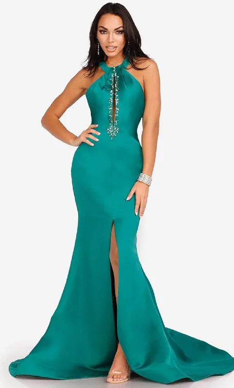 Terani Couture 231P0107 - Beaded Cutout Prom Gown