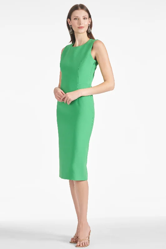 Anna Dress - Parrot Green