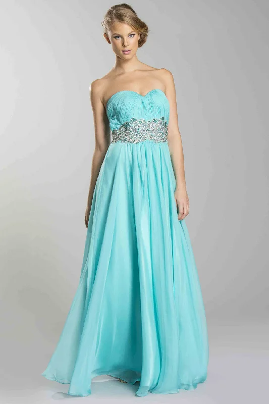 Aspeed Design -L1268 Strapless Sweetheart A-Line Dress