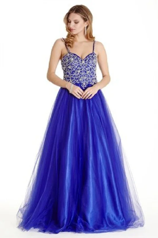 Aspeed Design -L1778 Embellished Bodice A-Line Dress