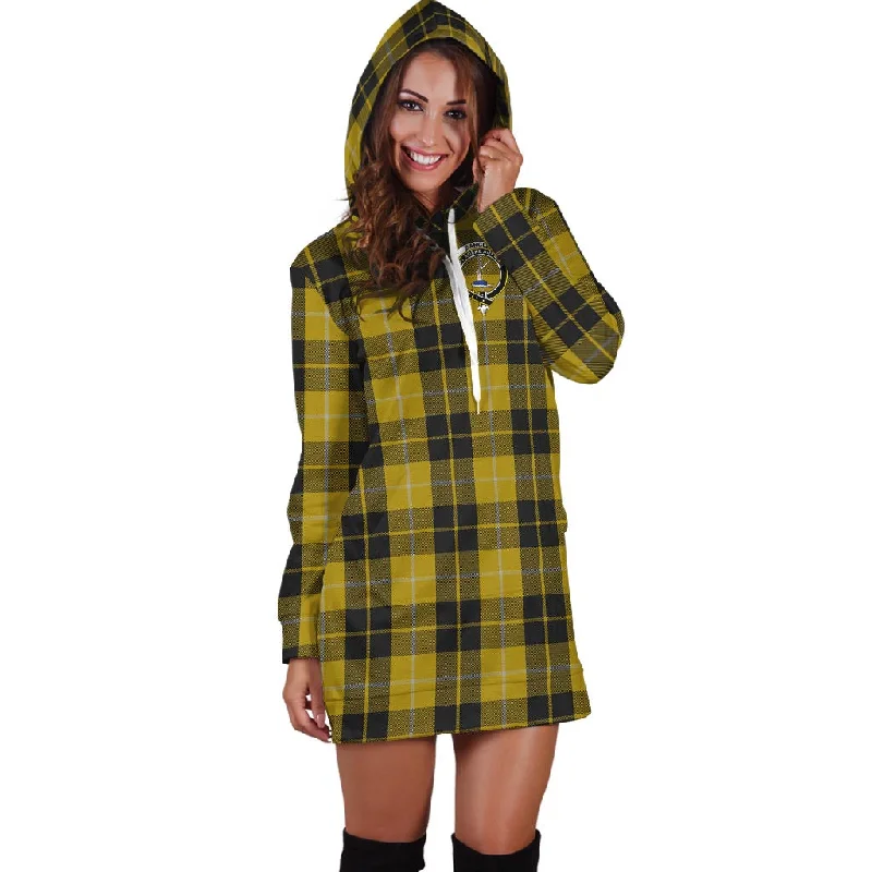 Barclay Dress Tartan Hoodie Dress with Family Crest