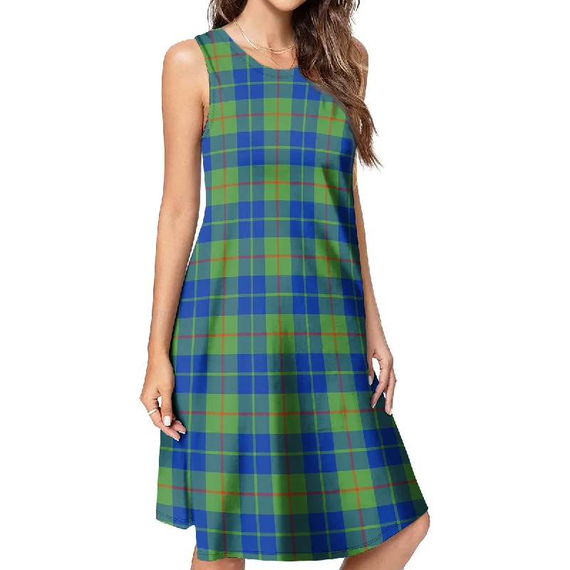 Barclay Hunting Ancient Tartan Womens Casual Dresses