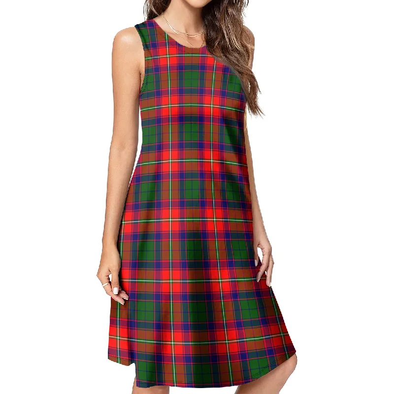 Belshes Tartan Womens Casual Dresses