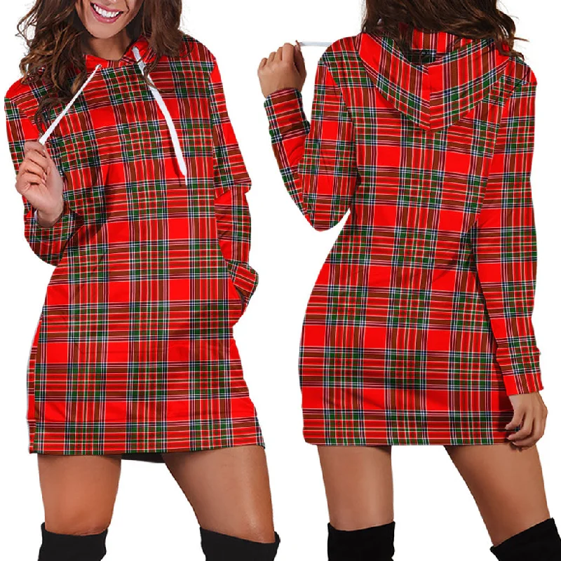 Binning Tartan Hoodie Dress