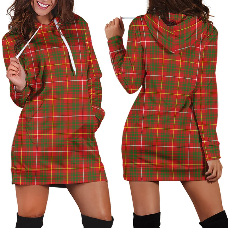 Bruce Modern Tartan Hoodie Dress