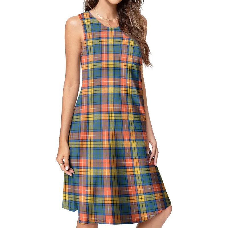 Buchanan Ancient Tartan Womens Casual Dresses