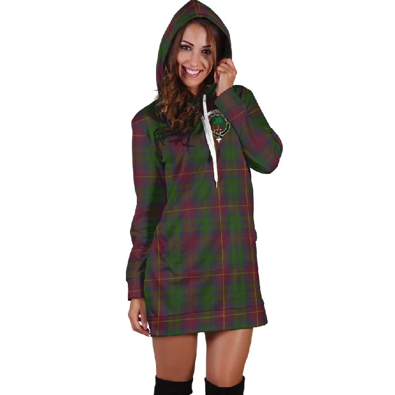 Cairns Tartan Hoodie Dress with Family Crest