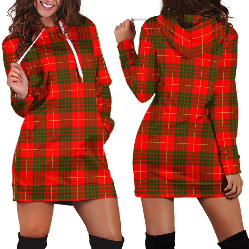 Cameron Modern Tartan Hoodie Dress