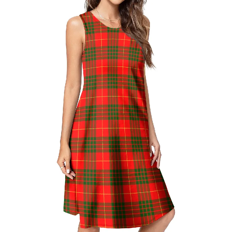 Cameron Modern Tartan Womens Casual Dresses