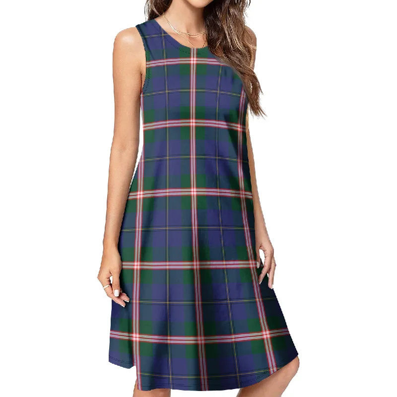 Canadian Centennial Canada Tartan Womens Casual Dresses