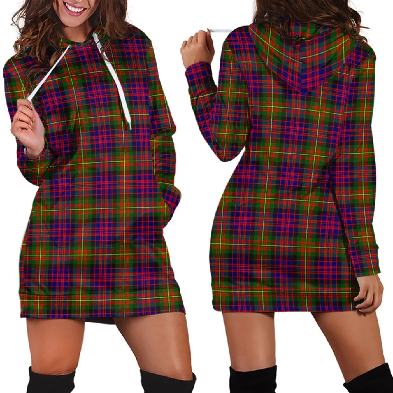 Carnegie Modern Tartan Hoodie Dress