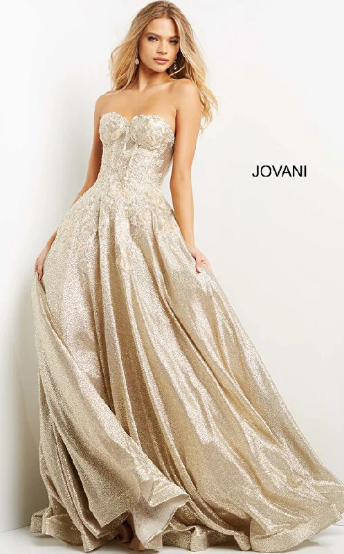 Corset Bodice Ballgown By Jovani -07497