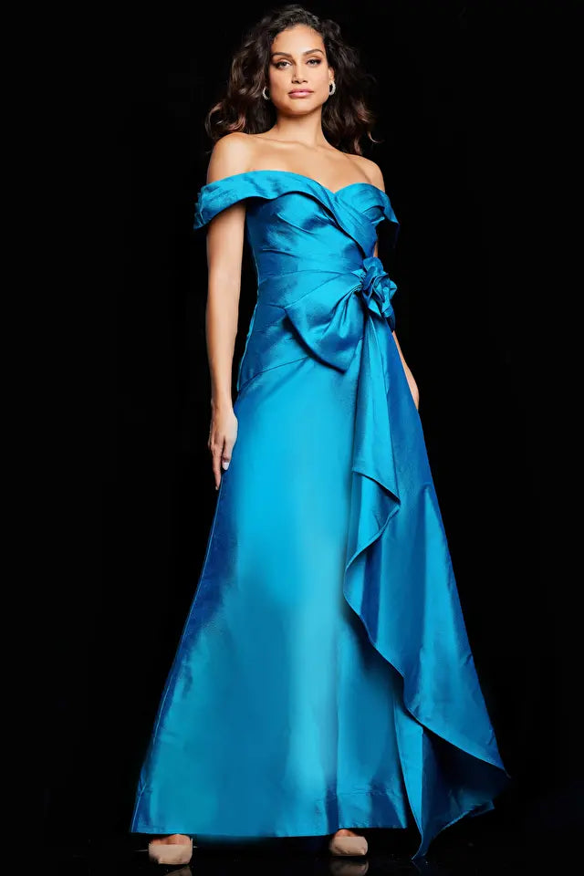 Jovani -37098 Off the Shoulder Formal Dress