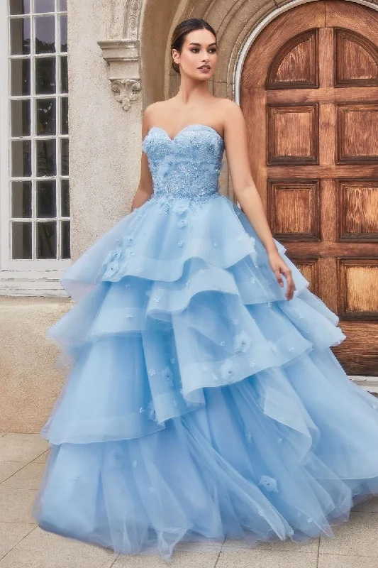 Peony Petal Couture Layered Ball Gown By Andrea And Leo -A1220