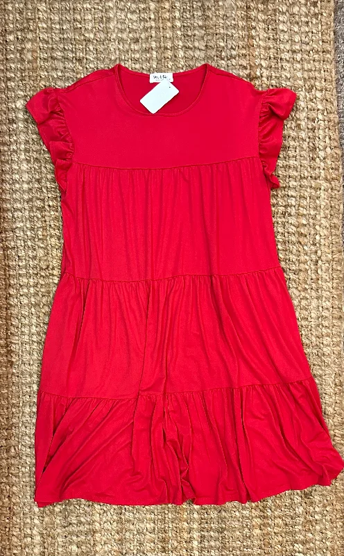 Red Tee Material Dress