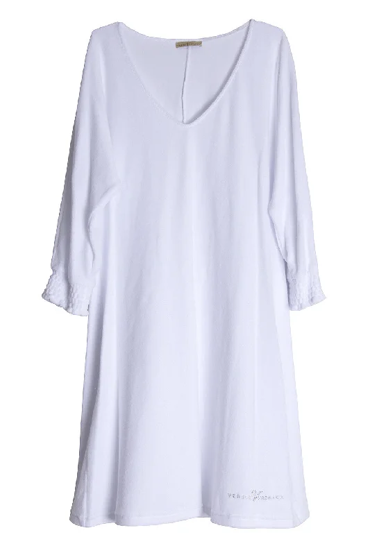 PIPER White Cotton Dress