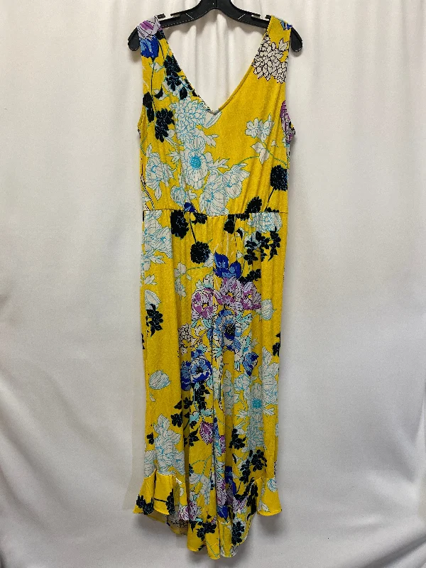 Yellow Jumpsuit Eci, Size Xl