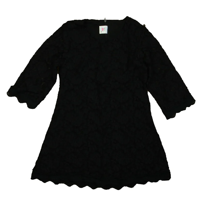 Unknown Brand Girls Black Lace Dress