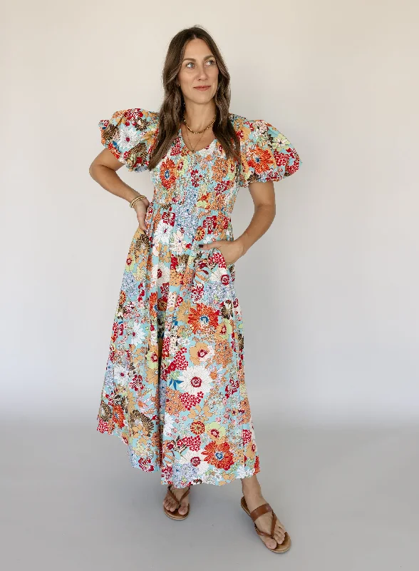 Arizona Smocked Maxi Dress - Final Sale