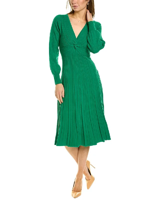 Boden Twist Front Knit Midi Dress