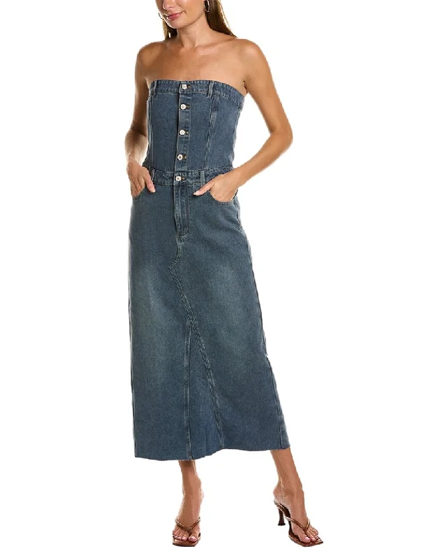 o.p.t Denim Midi Dress