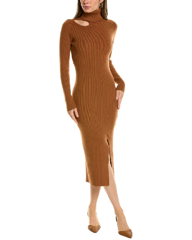 Reveriee Turtleneck Midi Dress